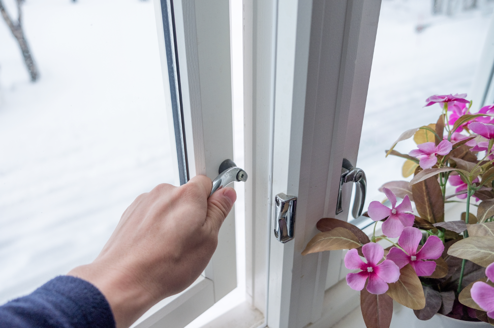 Opening a new window in a home in Buffalo Grove, Illinois